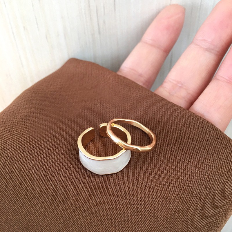 Set 2 nhẫn cá tính NB08 Maycorner