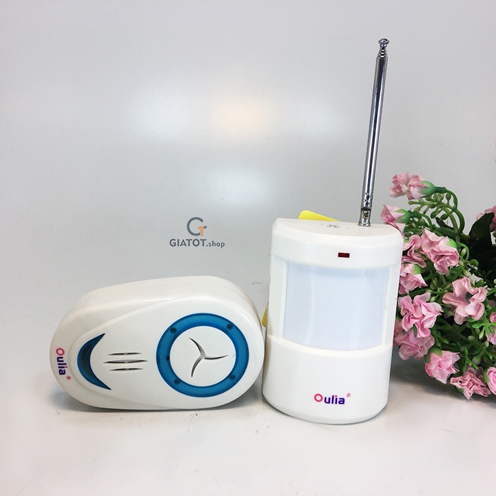 Chuông báo động cảm ứng TL-904, Chuông cảm ứng hồng ngoại báo khách Oulia FA-158 (loại tốt)