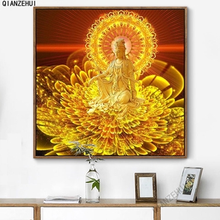 Tranh đính đá DIY hình Phật Tổ độc đáo