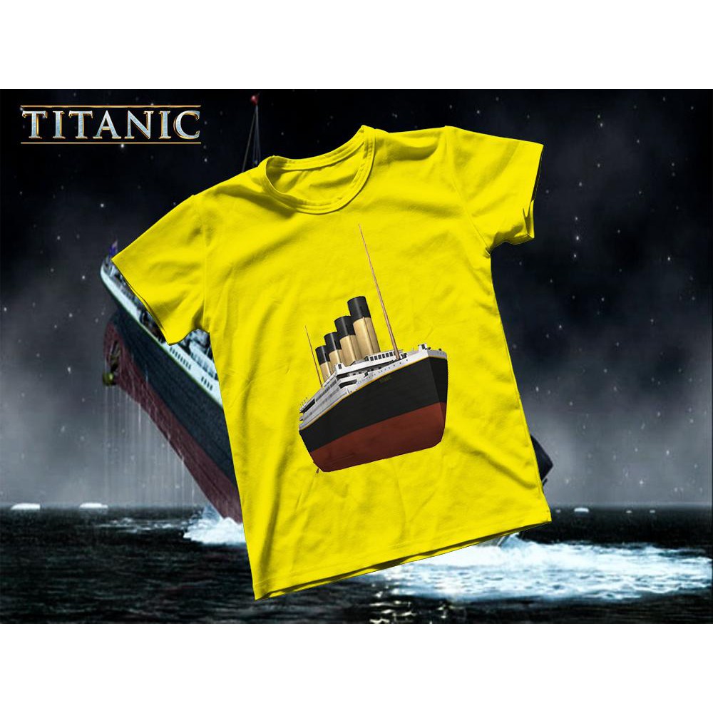 Áo thun Cotton Unisex - Movie - Titanic - Mô hình tàu titanic
