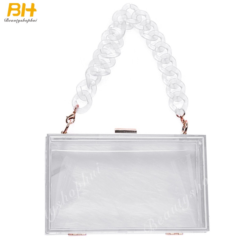 Túi đeo chéo trong suốt thời trang dành cho nữ