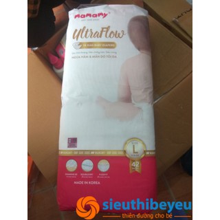 Bỉm dán mamamy ultraflow s54/lm46/l42/xl36 nhập khẩu hàn quốc
