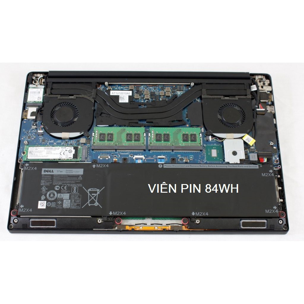 Pin Laptop Dell XPS 15 9550 Precision 5510 5530 Mã Pin RRCGW (3 CELL) VÀ 4GVGH (56WH và 84WH) Có Video thực tế