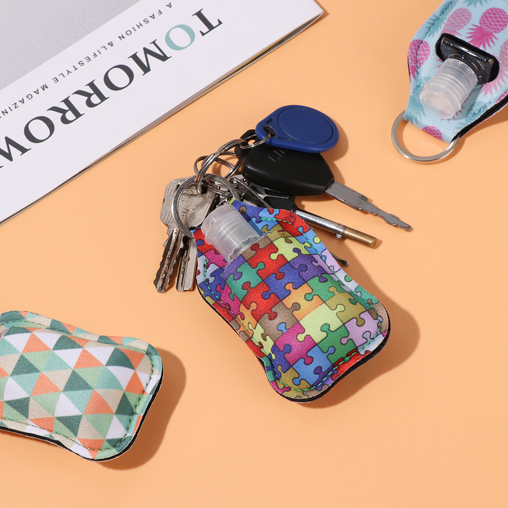 Giá Đỡ Chai Lọ Đựng Xà Phòng Dạng Móc Khóa Tiện Dụng