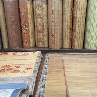 Chiếu tăm trúc đế lụa 4 mùa