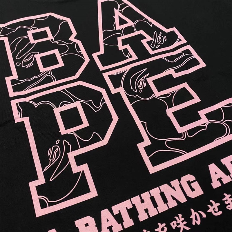 Áo Tee Bape x Sakura hoa anh đào Xanh , Áo Thun Bape Shark Cá mập, chất liệu Cotton, màu đen BapeVN