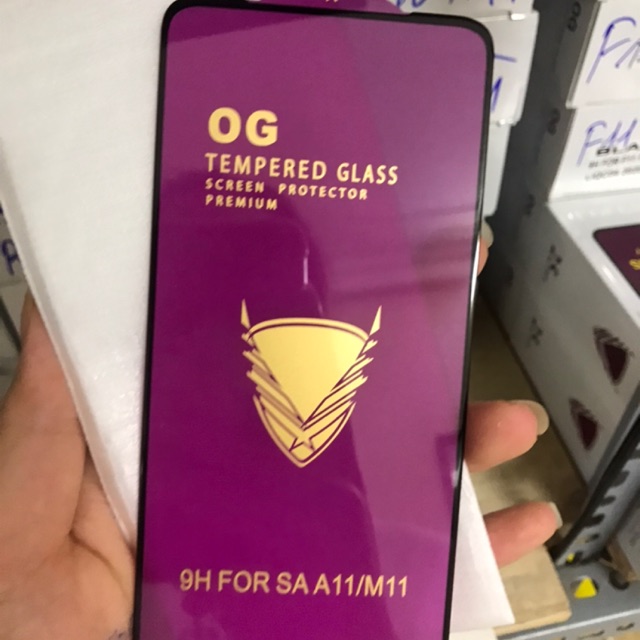 Kính cường lực OG Full màn Galaxy A11/ M11 chống vỡ siêu tốt