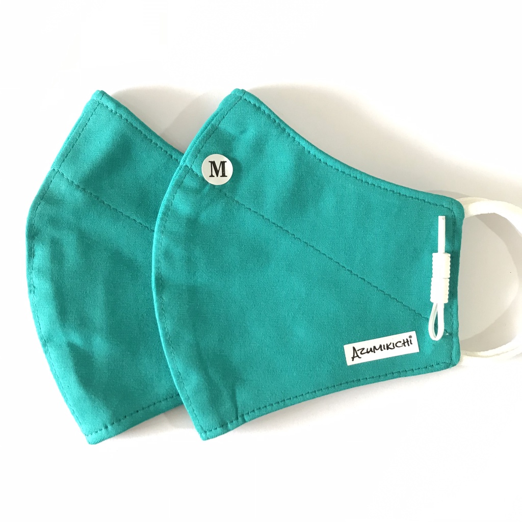 [Mua 4 tặng 1] Khẩu trang vải thời trang chính hãng Azumikichi, chuẩn Đức, màu xanh lý | BigBuy360 - bigbuy360.vn