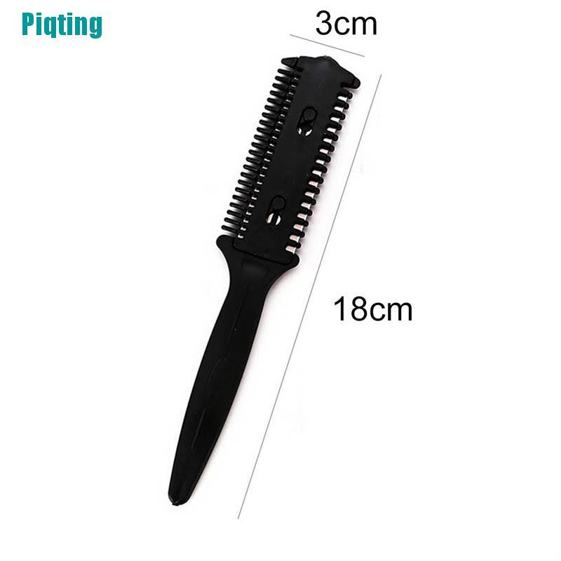 【Piqting】hairdressing tool barber scissor hair cut styling razor magic blade comb