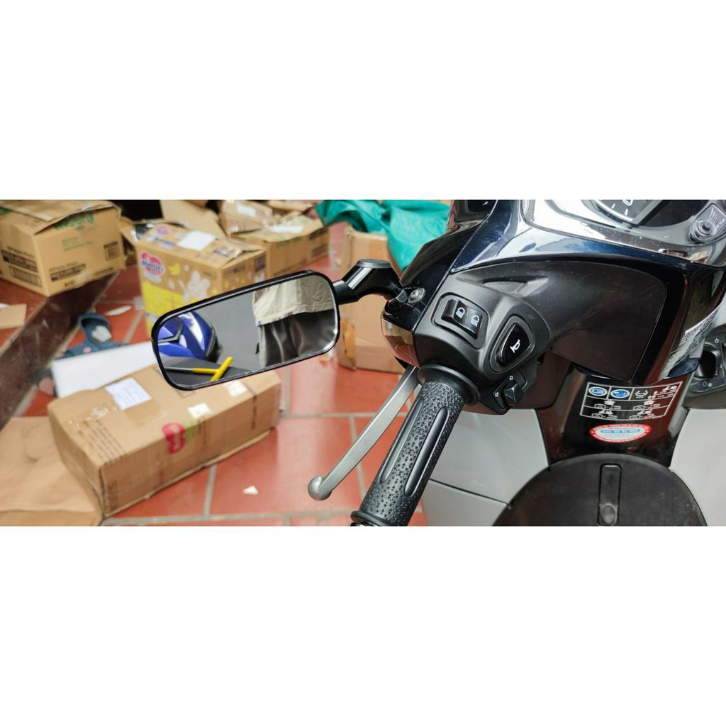 Gương H2C Kính Trắng Xịn Chân Ngắn Gắn Xe Máy Các Dòng Xe Ga Đời Mới SH - ARB -VISION