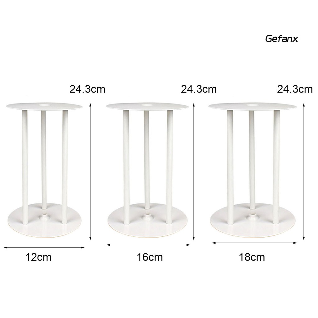Giá Đỡ Trưng Bày Bánh Kem 3 Tầng GX-6 / 8 / 10 inches