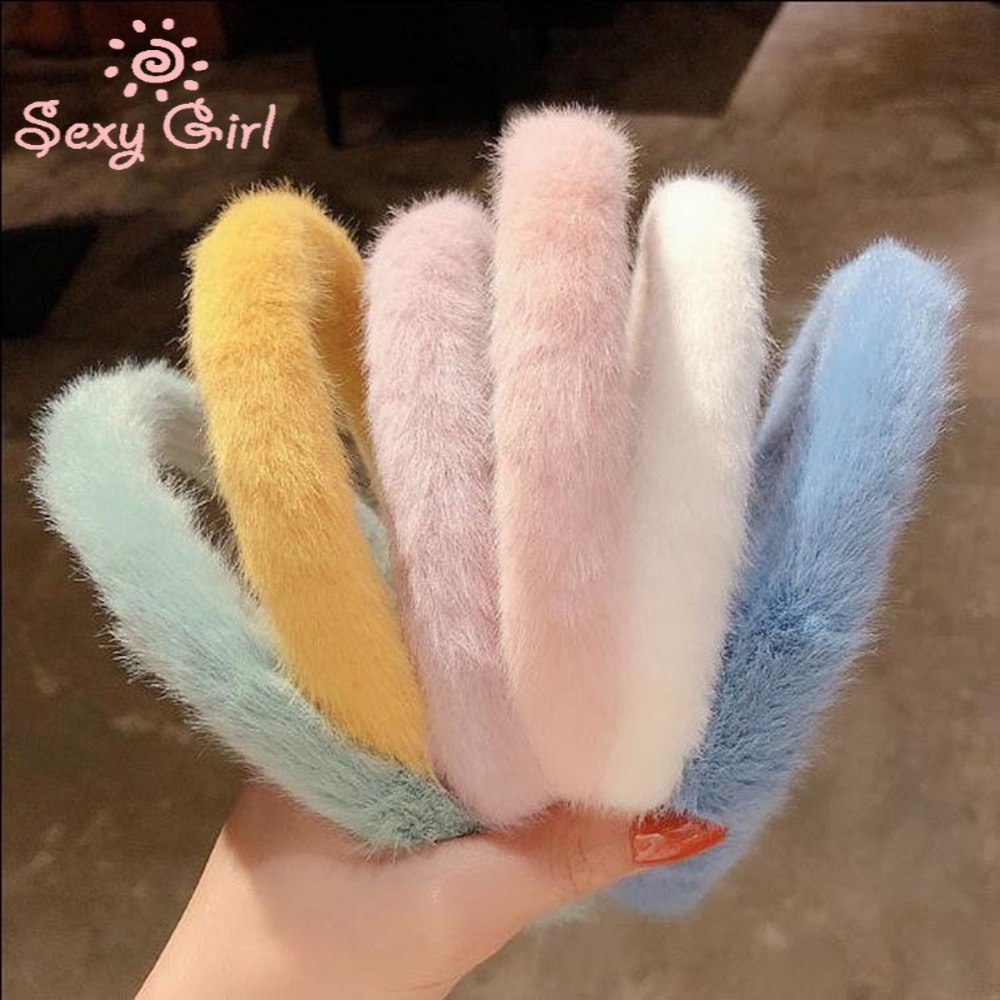 Băng Đô Cài Tóc Bản Rộng Nhiều Màu Phong Cách Hàn Quốc Thời Trang Quyến Rũ Cho Nữ