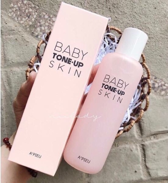 NƯỚC HOA HỒNG LÀM SÁNG VÀ HỒNG DA A'PIEU BABY TONE - UP SKIN