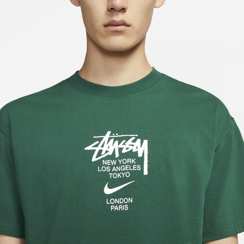 STUSSY Áo Thun Tay Ngắn Nike X Stussy3343-341 + + + 100% Chính Hãng