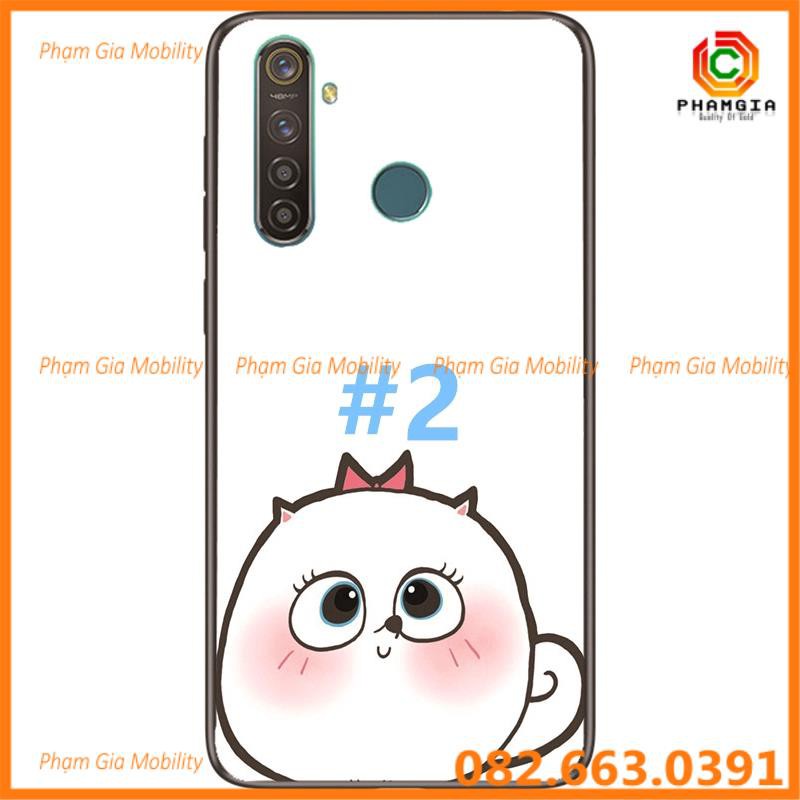 Ốp lưng ép kính chống vỡ hình đẹp Realme 5i / Realme 5S / Realme 5 Pro / Realme Q/ Realme C3