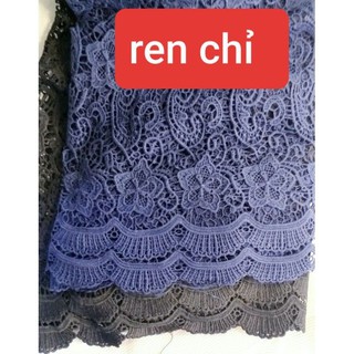 vải ren chỉ bông chân