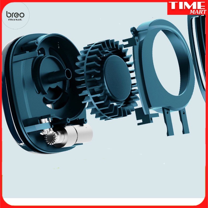 Quạt đeo cổ Mini Xiaomi Qualitell H1 Pro. Quạt treo cổ thể thao uốn dẻo 3 chế độ. Mát điều chỉnh cánh bướm SunQueen