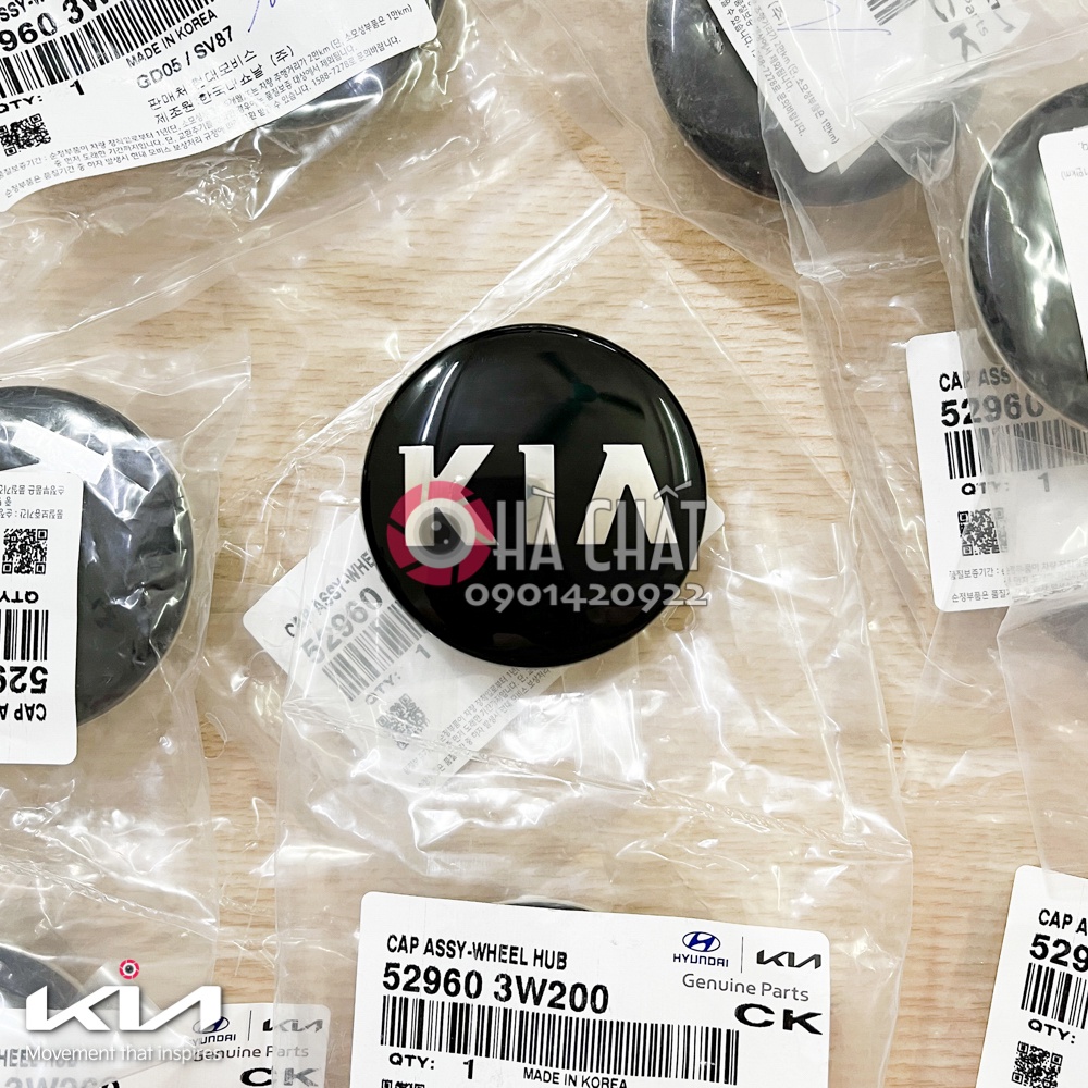 Logo ốp chụp lazang cho xe Kia Morning Cerato K3 ... Chính Hãng HYUNDAI MOBIS Hàn Quốc