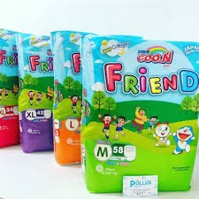 (()) Bỉm Goon Friend quần M58 L48 XL42 XXL34 ( tặng thêm 5 miếng )