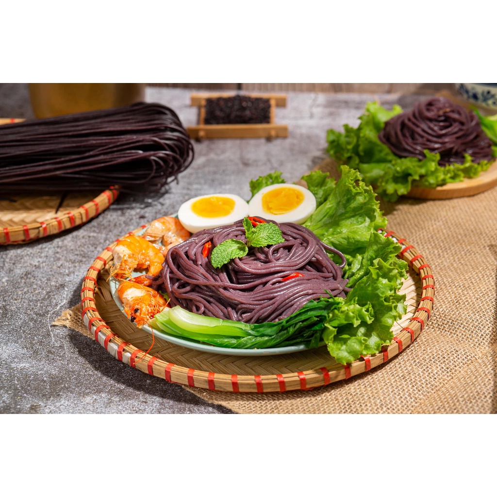 Bún Gạo Lứt Đen Eat Clean 500gr - Tây Nguyên Food