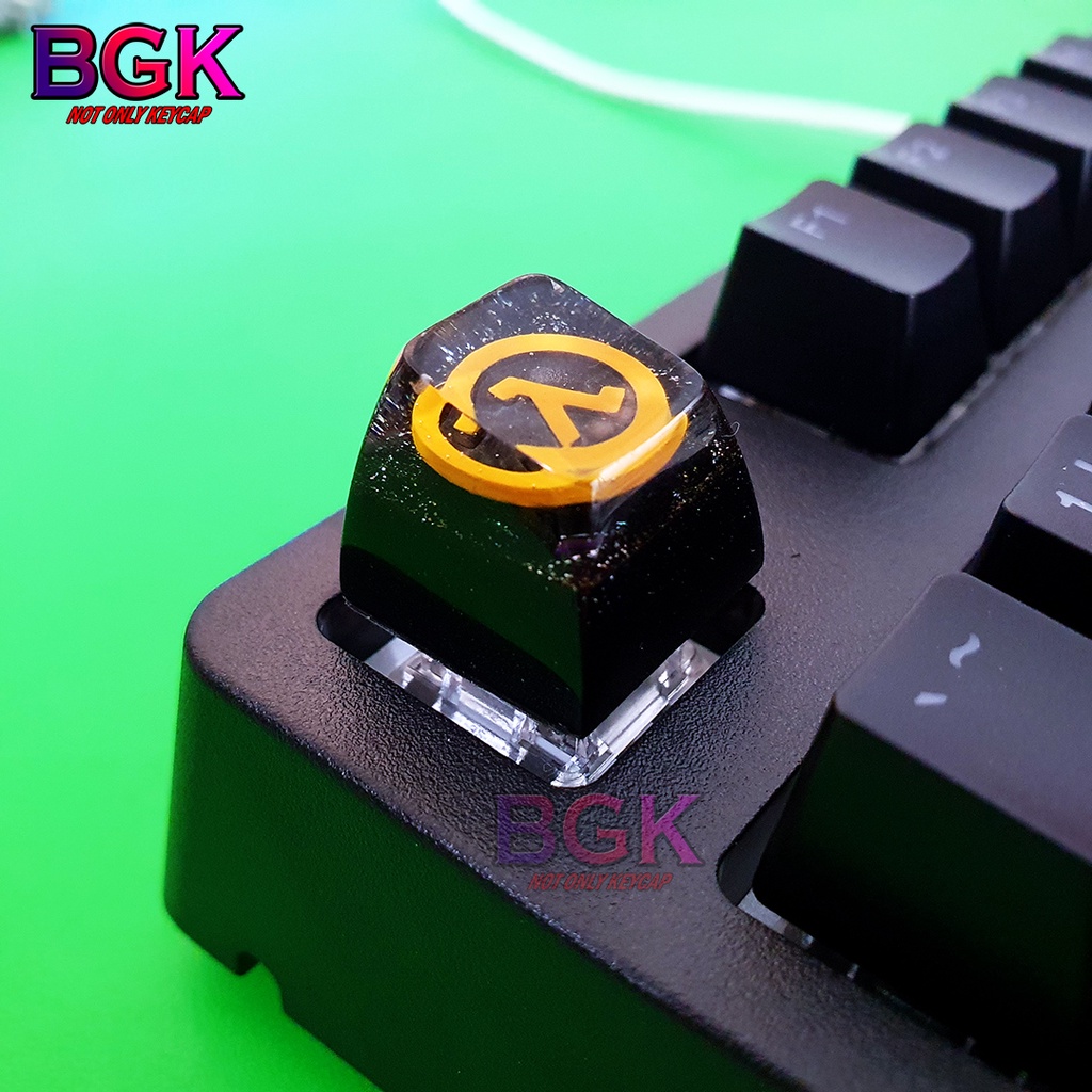 Keycap Lẻ Hình LOGO Half Life cực đẹp và nét SA profile ( keycap resin độc lạ )( Keycap Artisan )