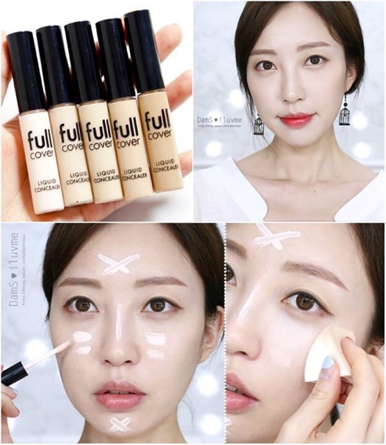 Kem che khuyết điểm dạng lỏng Aritaum Full Cover Liquid Concealer