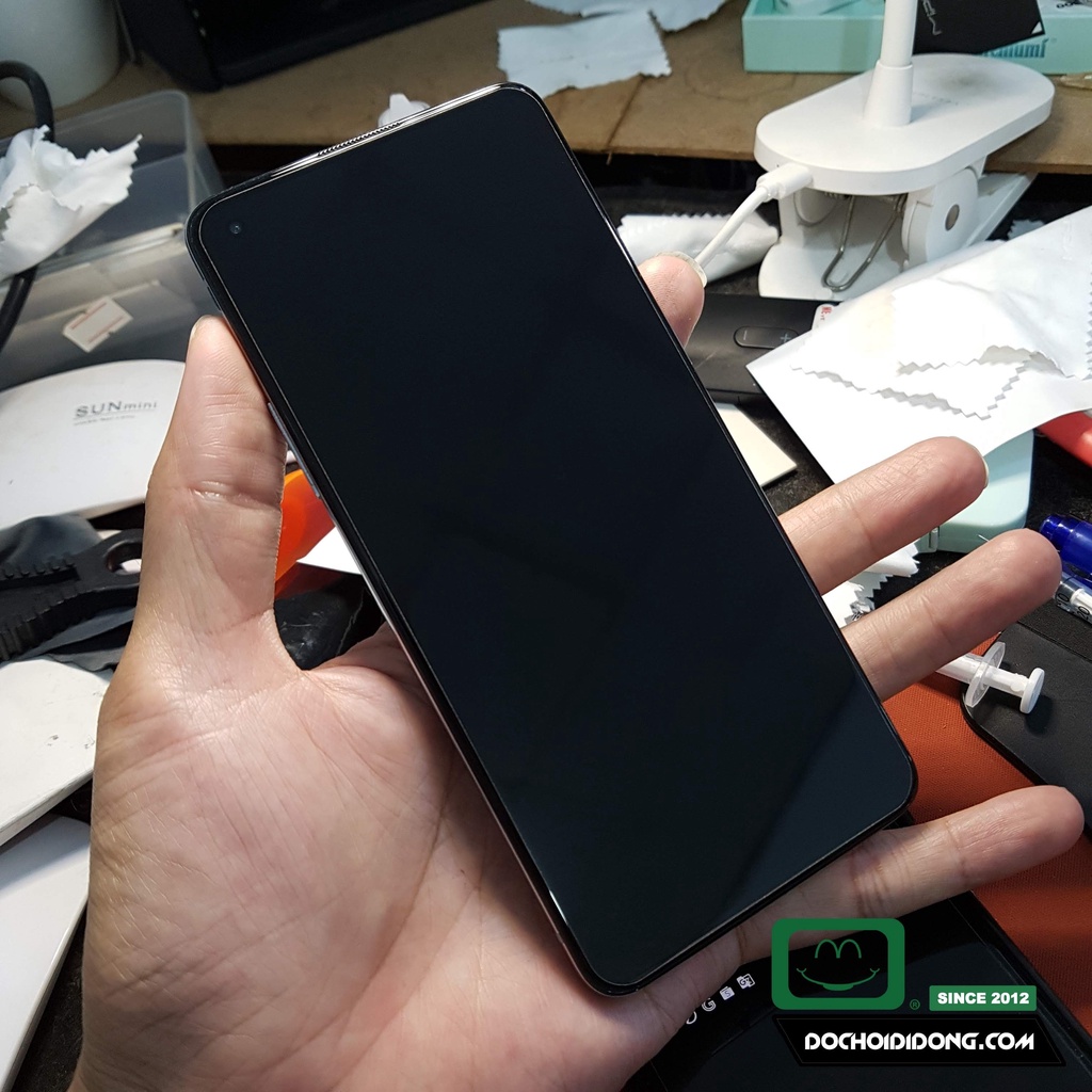 Miếng dán màn hình polime UV kháng khuẩn cao cấp dành cho OnePlus 8T