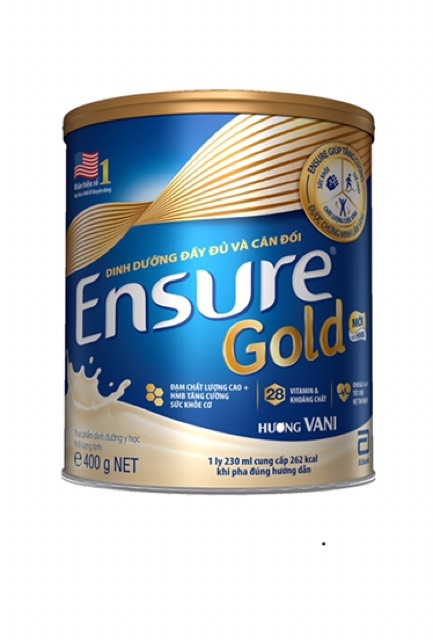 Sữa Ensure Gold Vani 400g