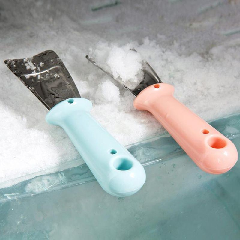 Xẻng khử băng bằng thép không gỉ gia dụng S201 tủ lạnh thiết bị khử đóng băng Dụng cụ vệ sinh gia đình Xẻng làm rã đông
