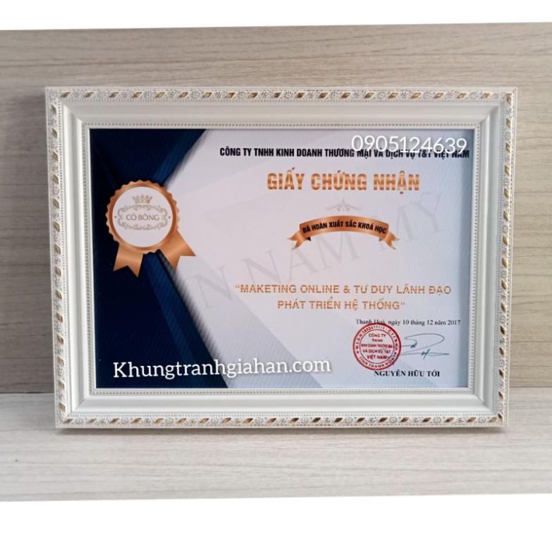 Khung hình để bàn A6 B6 , A5  BẰNG KHEN A4 khung ảnh treo tường