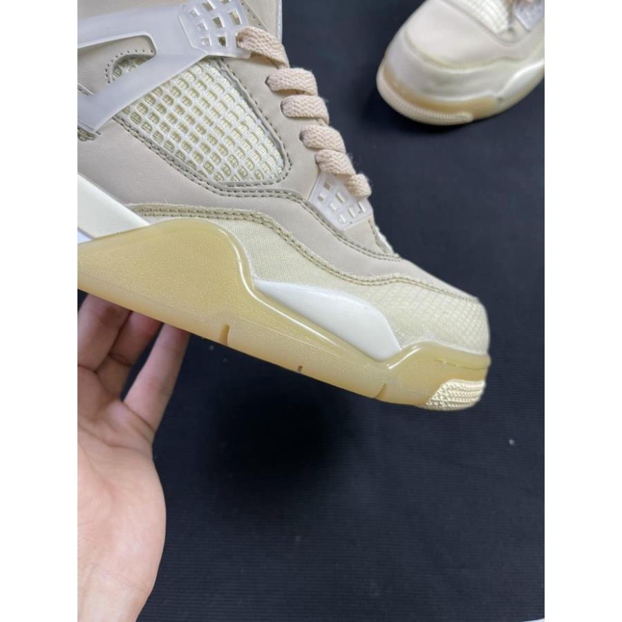 Giày Sneaker Jordan 4 Off White Full Box Full Phụ Kiện nam nữ Freeship