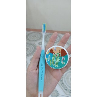 [Hỏa Tốc HCM] Combo Sạch răng - Bàn chải niềng răng + KĐR Phoca trắng răng + Colgate Optic White