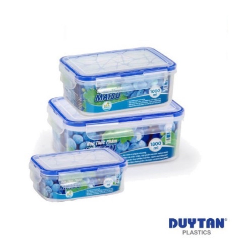 HỘP ĐỰNG THỰC PHẨM MATSU DUY TÂN 500ML-1000ML- 1800ML