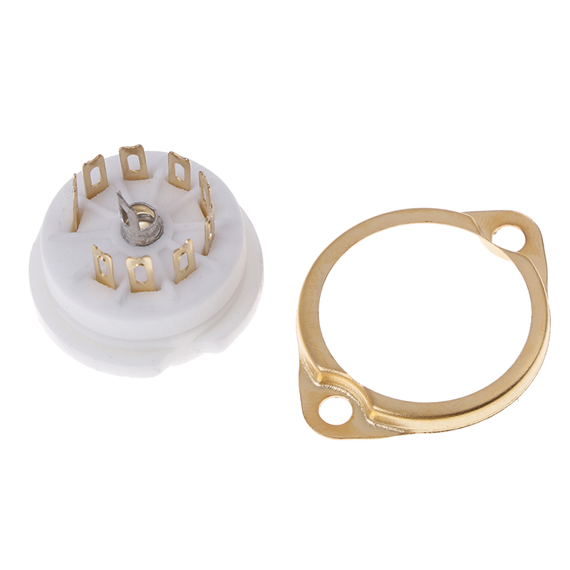 1 Đầu Nối Bằng Gốm 9pin Cho EL84 ECC82 6922