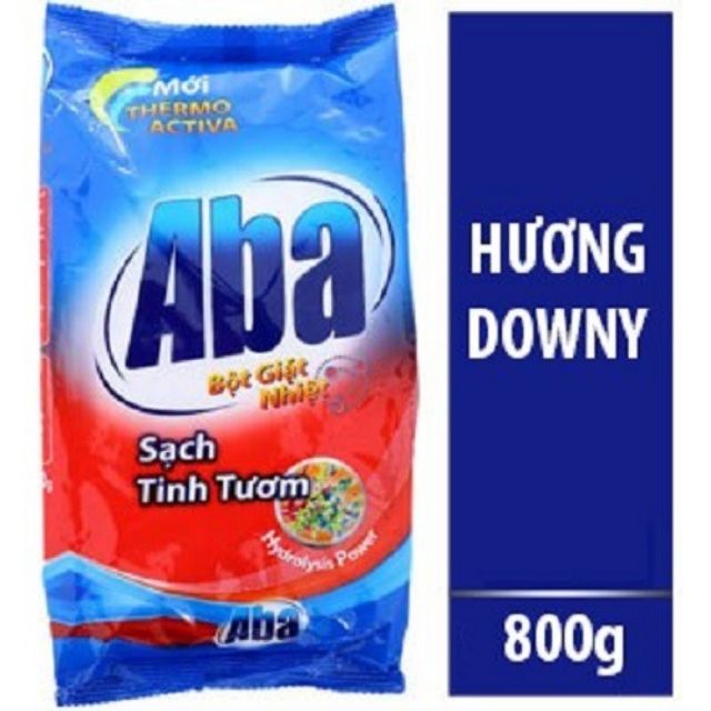 Bột Giặt Nhiệt Aba Sạch Tinh Tươm gói 800g