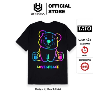 Áo Unisex TATO Phản Quang Form Rộng , Chất Vải Cotton Thoáng Mát 4 Chiều - Thời Trang Nam Nữ