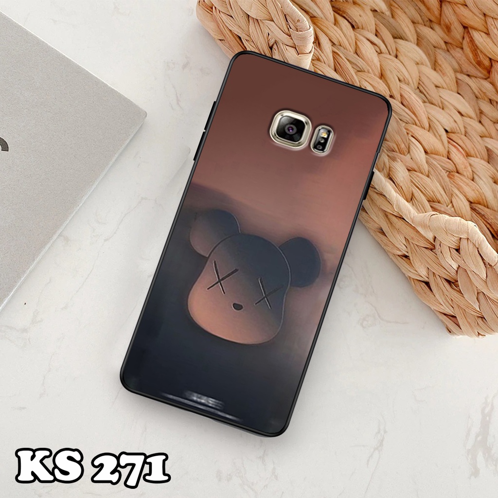 Ốp lưng Samsung S6 - Samsung S6 Edge - Samsung S6 Edge+ - Ốp in hình Gấu B.Ŗİ.ÇK - Lưng nhám viền TPU cao cấp