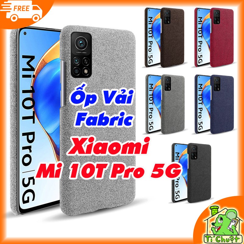 [Ảnh Thật] Ốp Lưng Xiaomi Mi 10T/ 10T Pro 5G Bọc Vải Fabric
