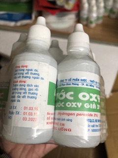Combo 5 chai Nước OXY GIÀ 3% 50ml
