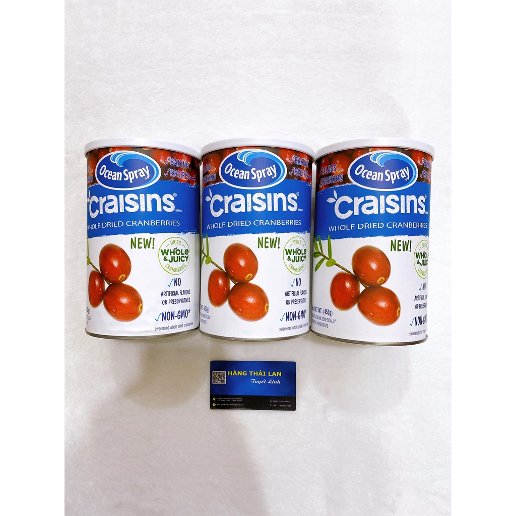 Nam Việt Quất Mỹ 453g Sấy Khô Hữu Cơ Ocean Spray