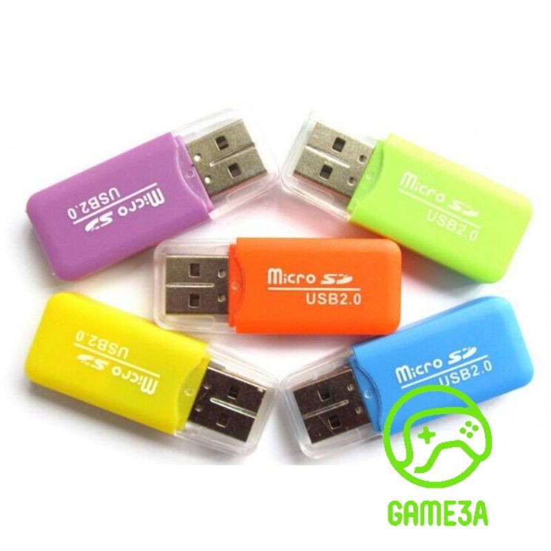 USB đầu đọc thẻ nhớ SD giá rẻ màu ngẫu nhiên