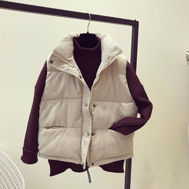 Áo Khoác Phao Không Tay Dáng Rộng Thời Trang Hàn Quốc | BigBuy360 - bigbuy360.vn