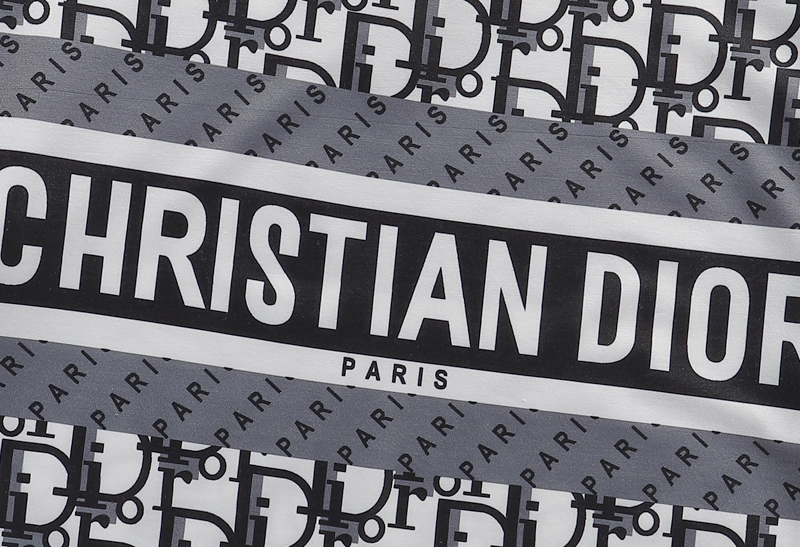 Áo thun tay ngắn in chữ Dior trẻ trung cho nam và nữ