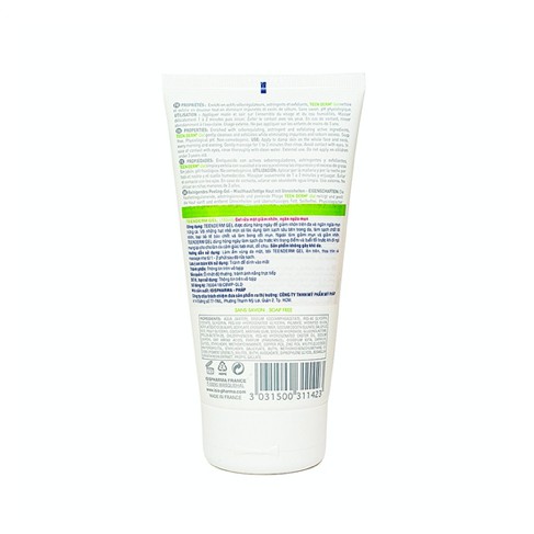 Gel Rửa Mặt Giảm Nhờn &amp; Ngăn Ngừa Mụn Isis Pharma Teen Derm Gel Pháp (150ml)