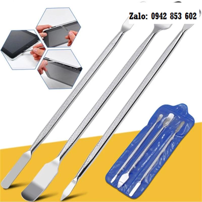 Set 3 dụng cụ kim loại hỗ trợ sửa chữa tháo lắp điện thoại di động dễ dàng