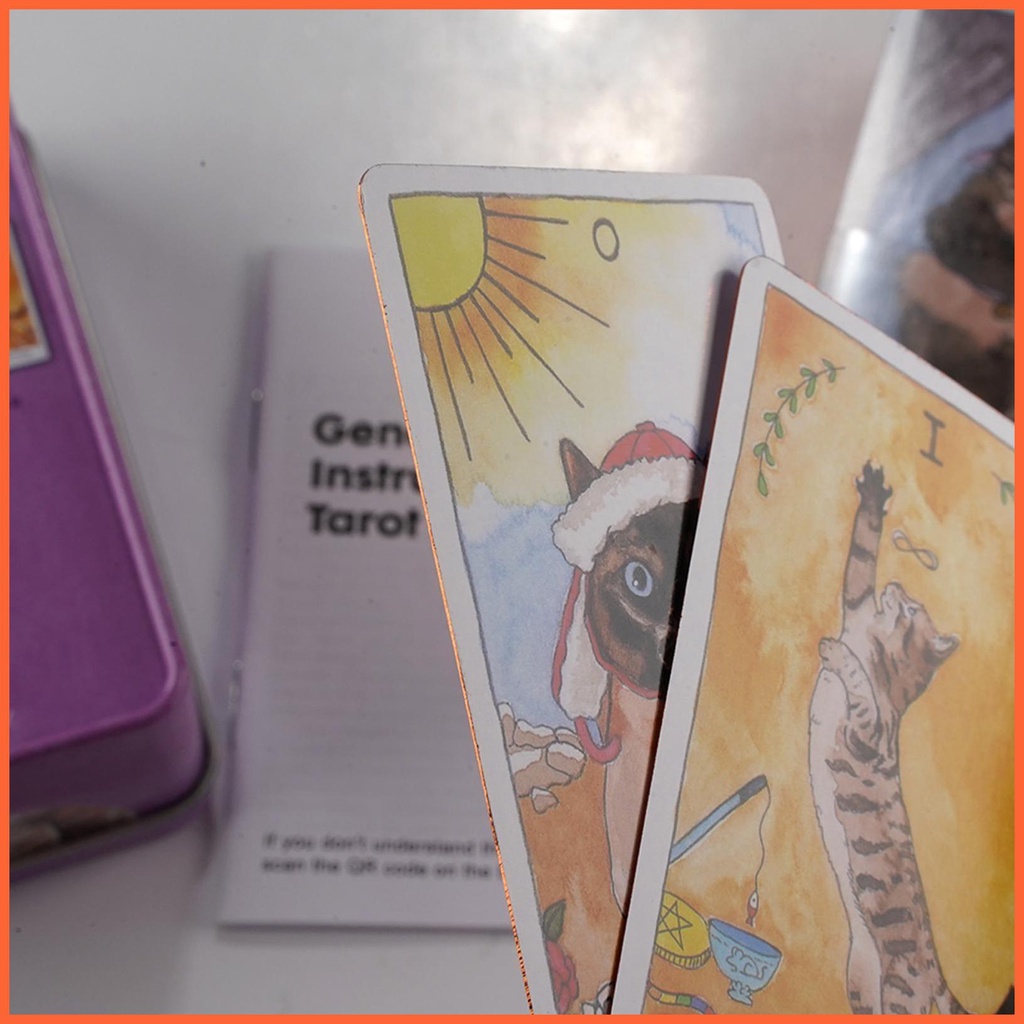 Bộ Bài Tarot CAT Tarot Tiếng Anh Oracle Decks
