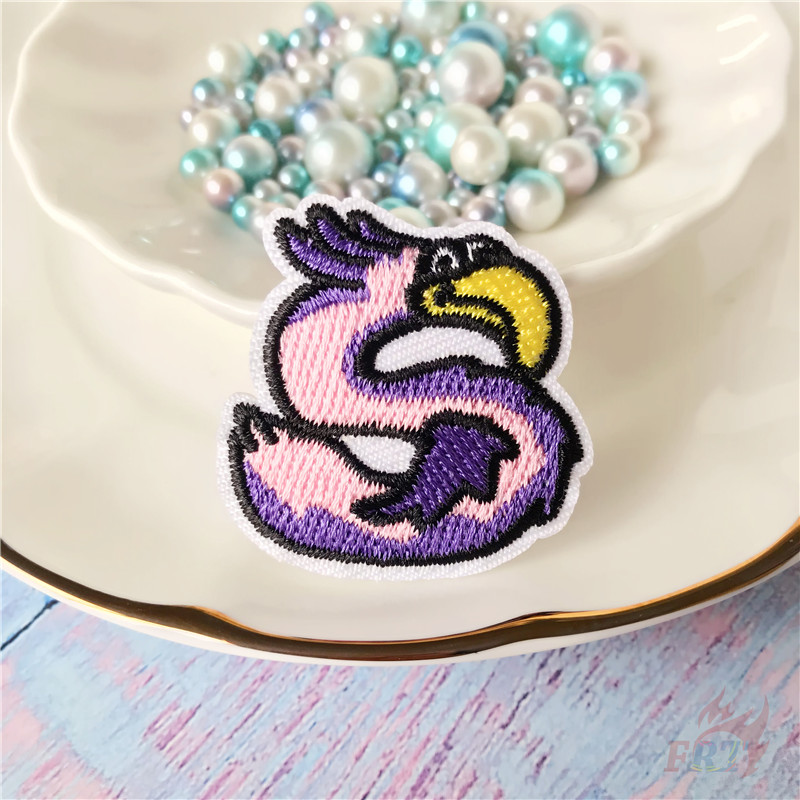 ❣️ Sticker Ủi Thêu Hình Động Vật Và Cây Cối Hoạt Hình Dễ Thương ❣️ 1 Miếng Dán Ủi Quần Áo Hình Huy Hiệu 4CM