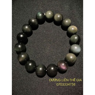 Vòng tay rainbow eye obsidian