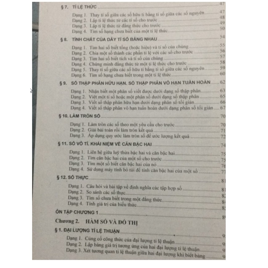 Sách Các Dạng Toán Và Phương Pháp Giải Toán 7 Tập 1