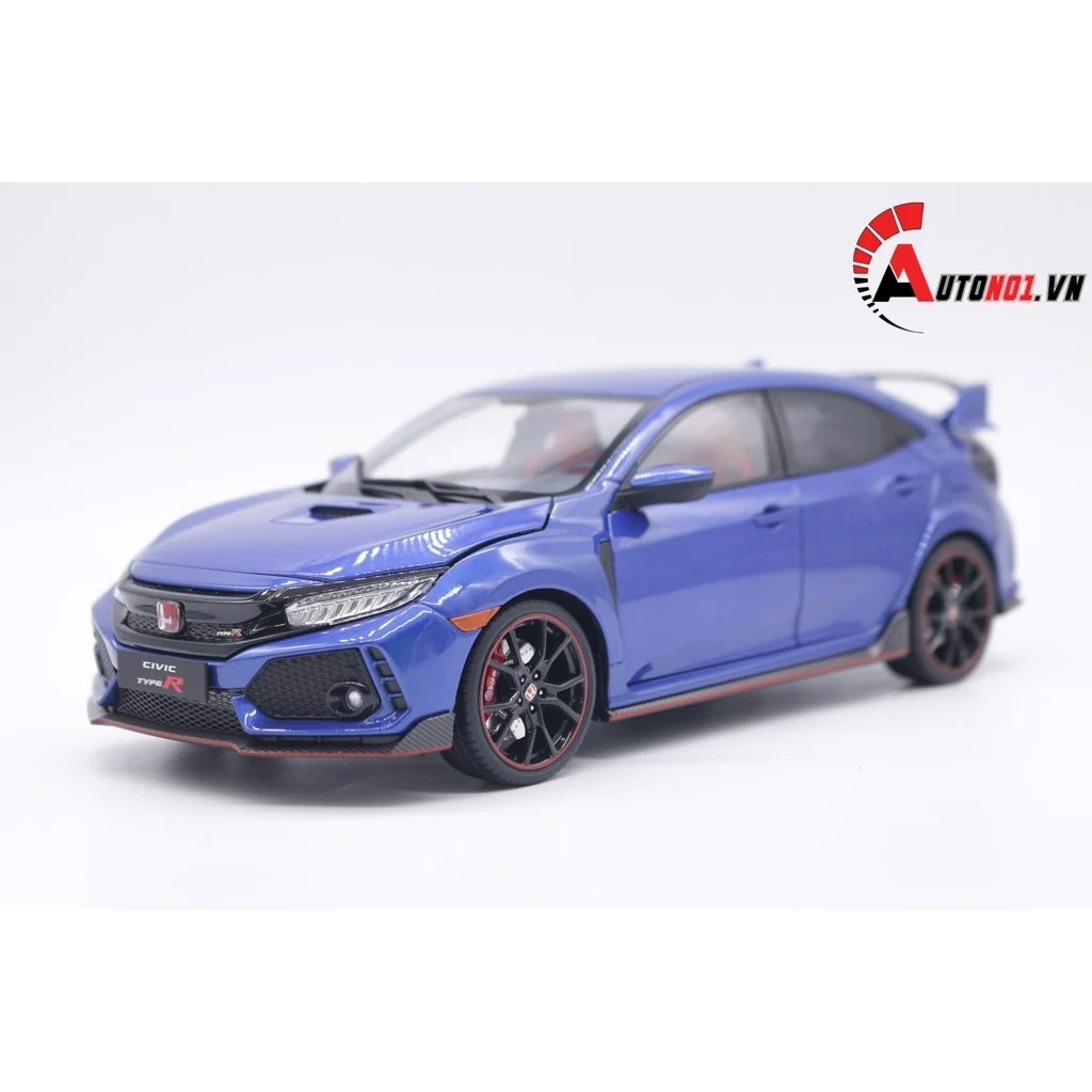 MÔ HÌNH XE HONDA CIVIC HATCHBACK TYPE R BLUE 1:18 LCD 5778